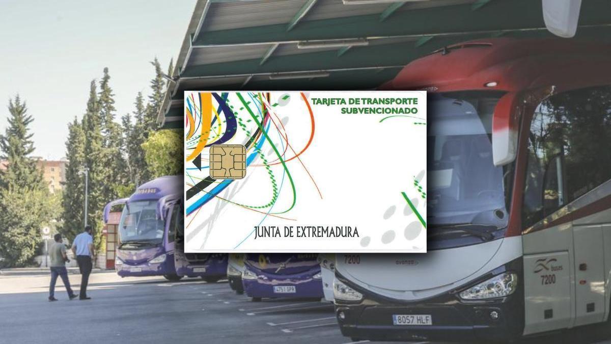 Tarjeta SATE para viajar gratis en autobús por Extremadura.