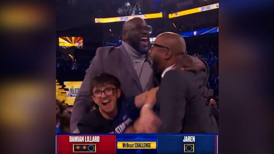 Un fan gana 100.000 dolares y humilla a Lillard en el All Star