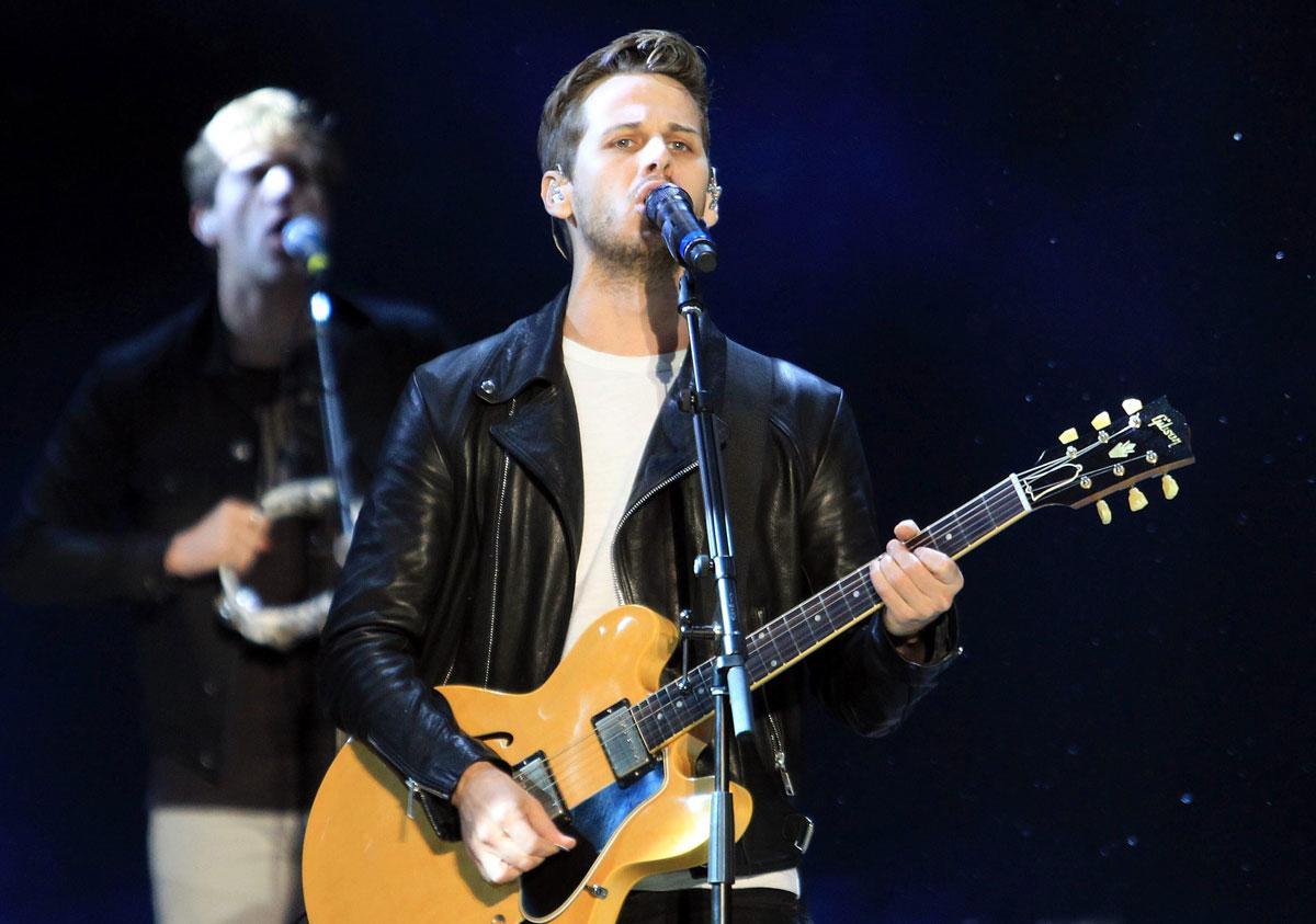 Mark Foster, cantante de la banda Foster the people.