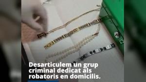 Vídeo | Detinguts després d’un accident de cotxe quatre lladres de cases unifamiliars de Catalunya