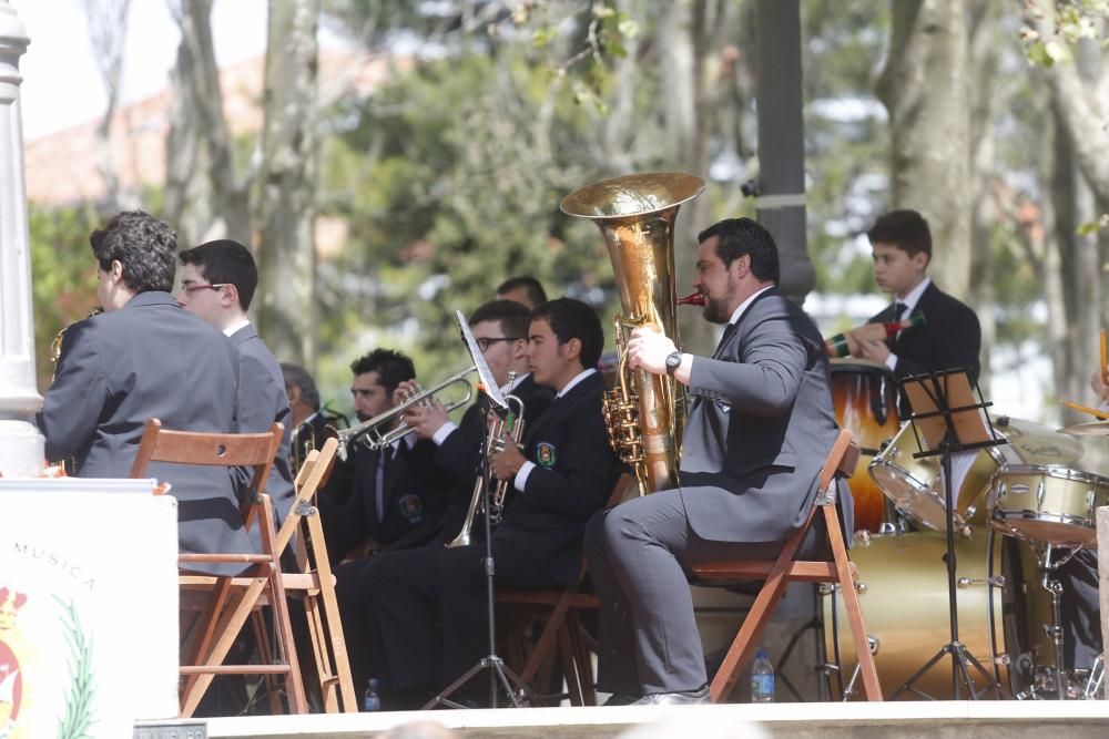 Actuación de la Banda de Música de Avilés