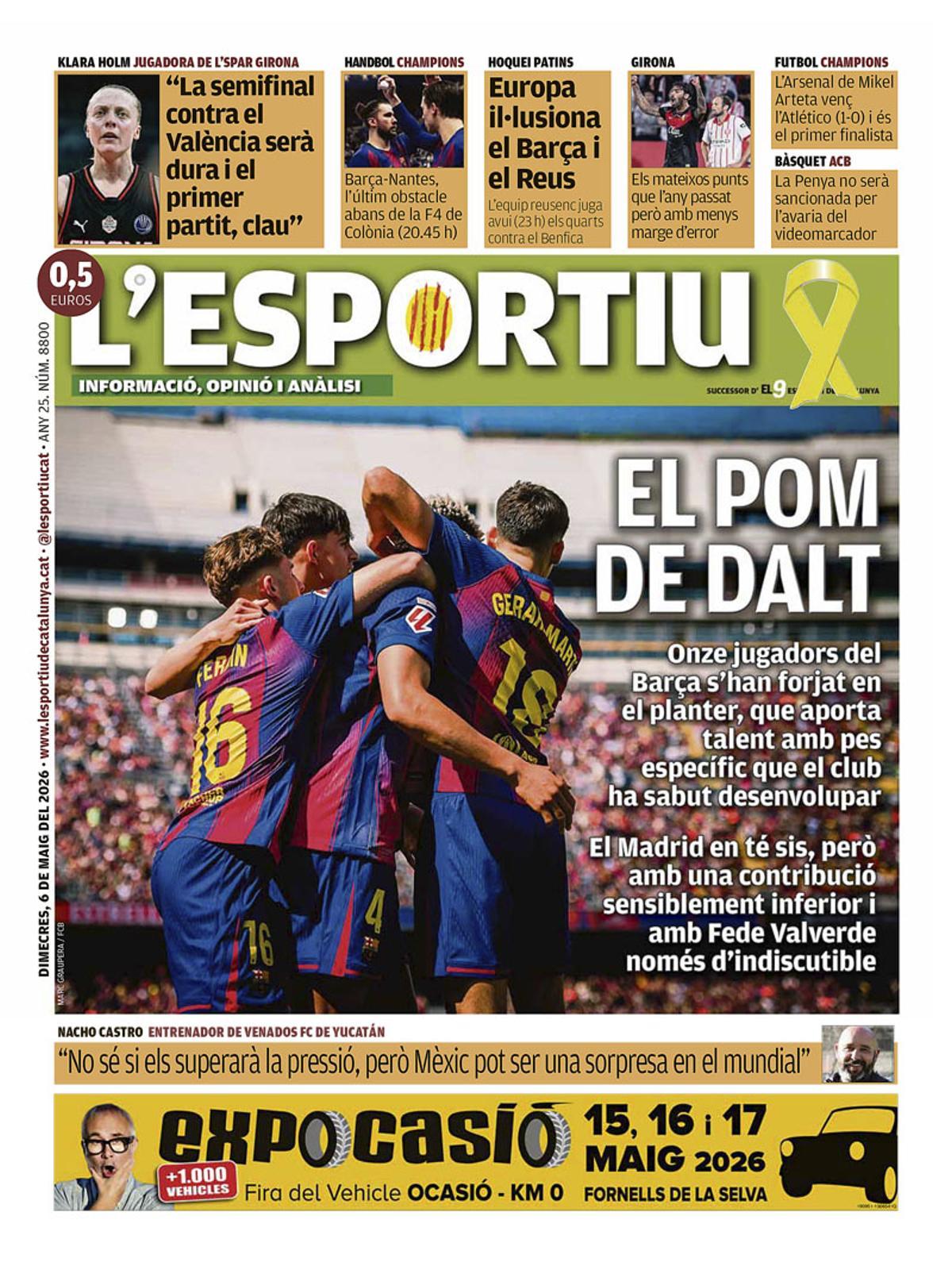 Estas son las portadas de la prensa deportiva de hoy