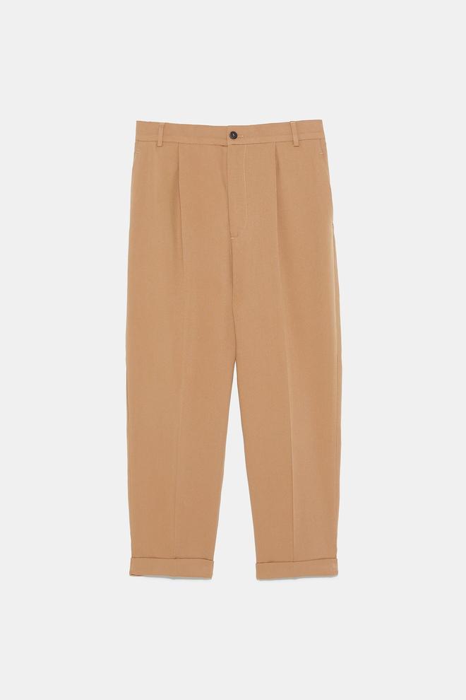 Pantalón de pinzas de Zara