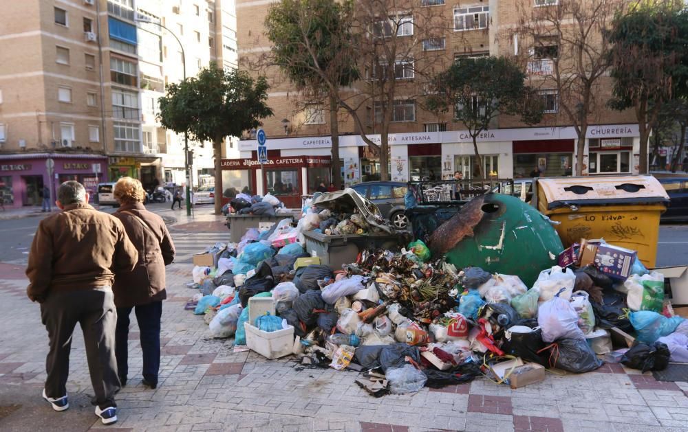 La huelga de Limasa por distritos | Carretera de Cádiz