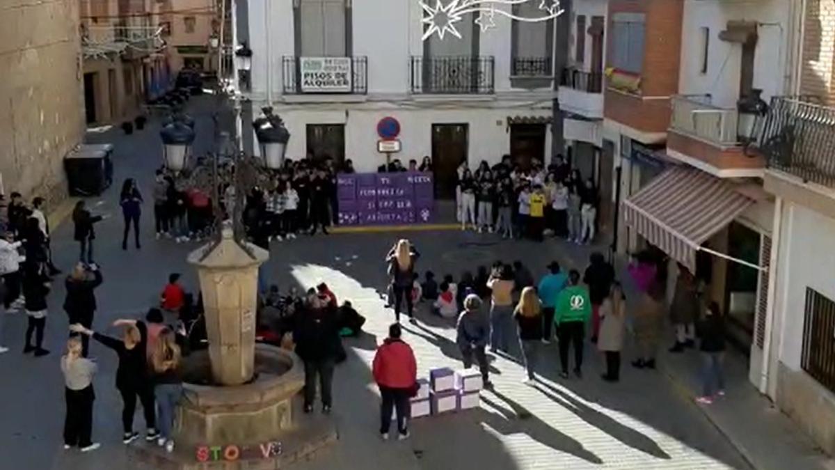 25-N en Castellón: La provincia clama contra la violencia machista. Imagen de Montanejos