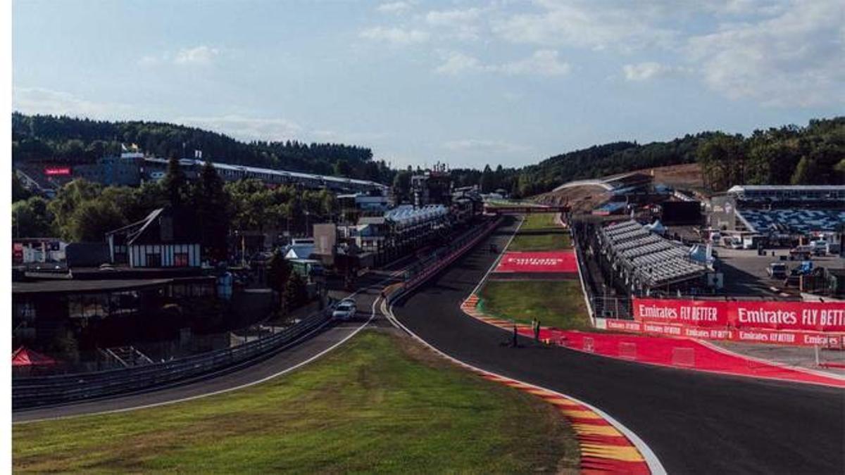 El circuito de Spa-Francorchamps, un escenario de leyenda para la F1.