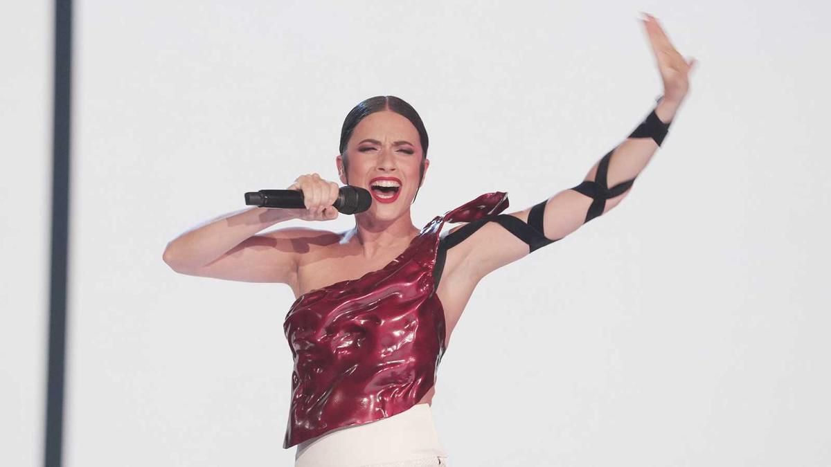 El segundo ensayo de Blanca Paloma en Eurovisión.