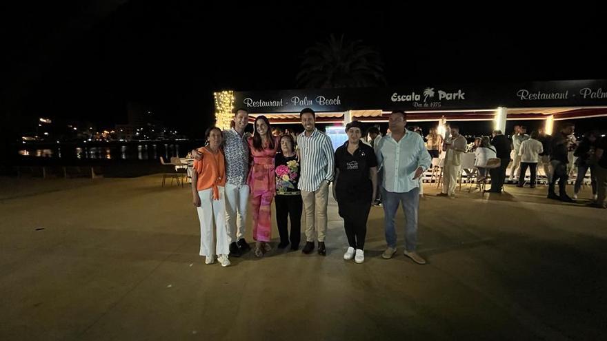 Matías Prats Jr i Claudia Collado passen la nit prèvia al casament a l’Escala Park Palm Beach