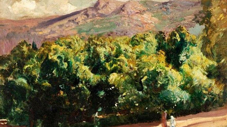 «La Selva, paisaje de los Jardines de la Granja de San Ildefonso» (1907)