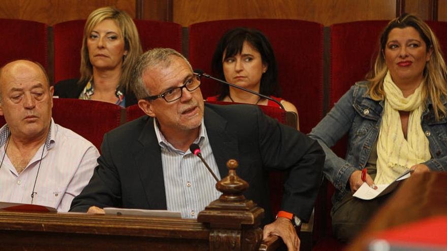 Jorge Sedano durante una intervención en un pleno.