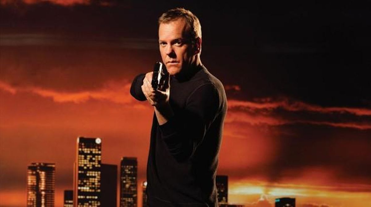 L’actor Kiefer Sutherland, a la sèrie ’24’. L’actor Kiefer Sutherland, a la sèrie ’24’.