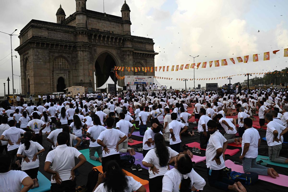 Día Internacional del Yoga en la India