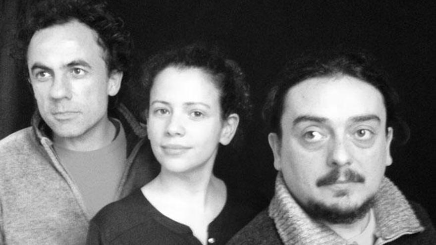 Javier Viana, Carmen Titos y Antonio Zafra.