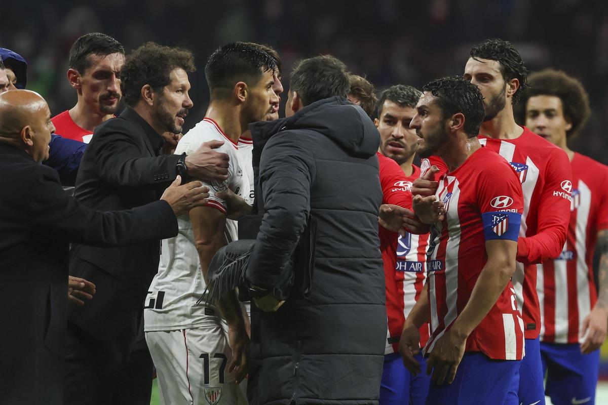 Imágenes de la bronca en el Metropolitano