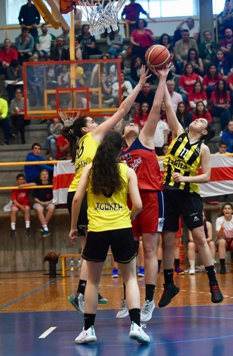 El equipo coruñés, anfitrión de la fase de ascenso a la Liga Femenina 2, venció al Lagunak Lakita navarro gracias a su solidez defensiva y su trabajo en ataque.