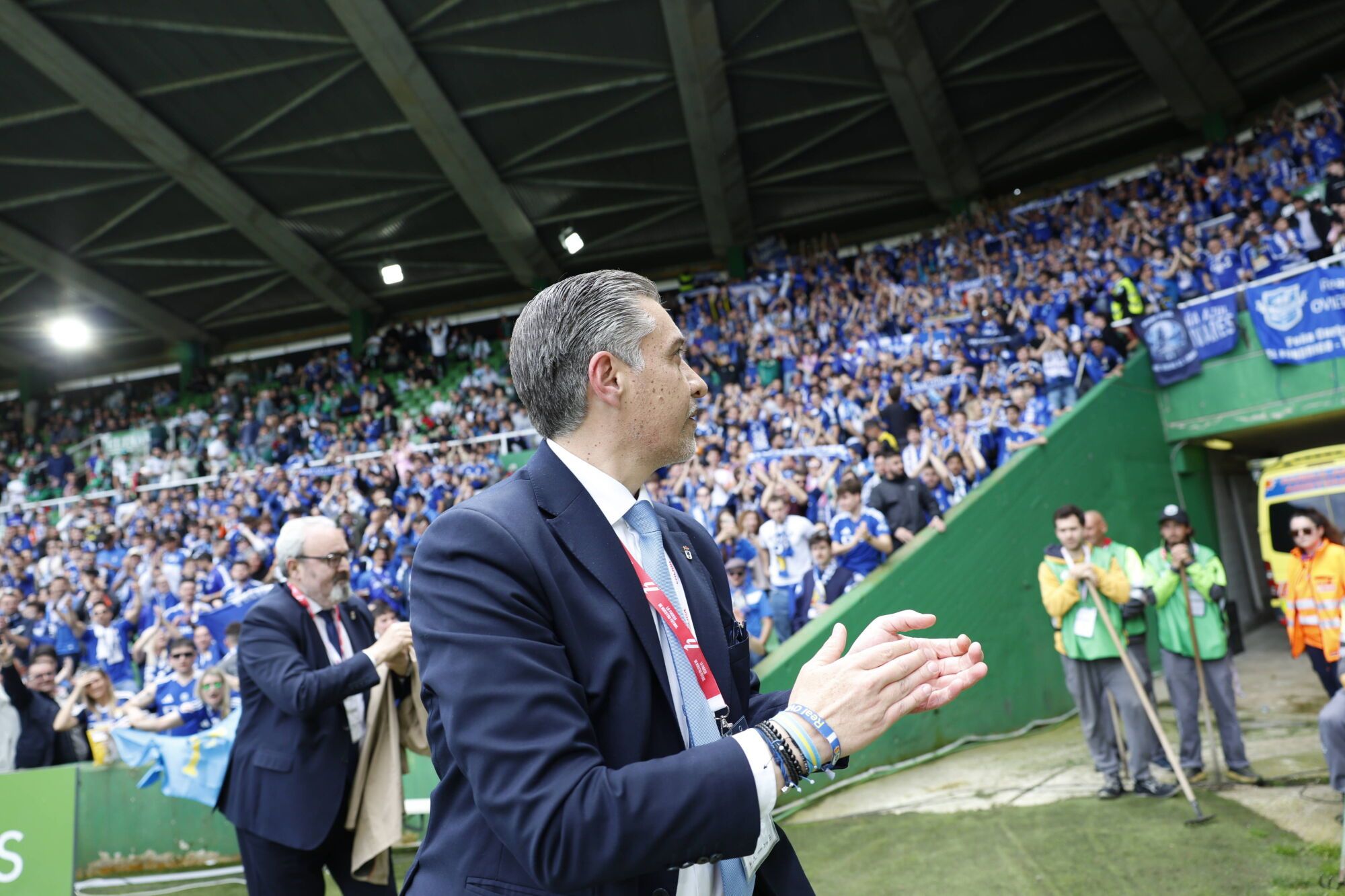 Así fue el partido entre el Real Oviedo y el Racing de Santander