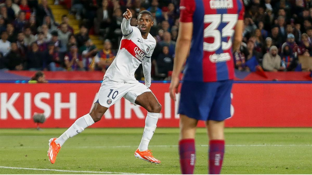 FC Barcelona - PSG : El gol de Dembélé