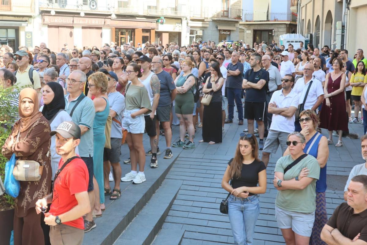 Minut de silenci pel crim de Carles Vilajosana a Manresa