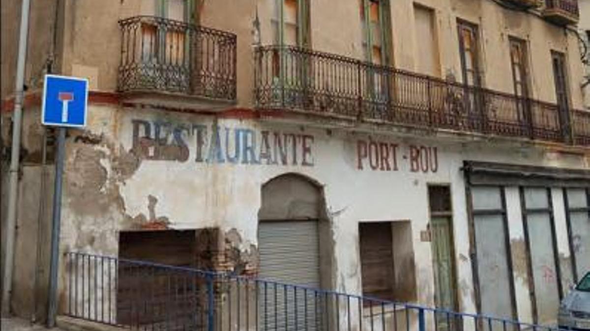 L'Hotel Portbou que es restaurarà.