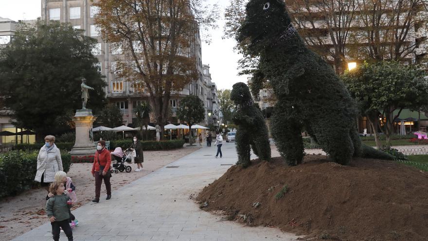 Los “cazadores” del selfi con el Dinoseto y su cría ya tienen cita en la Alameda