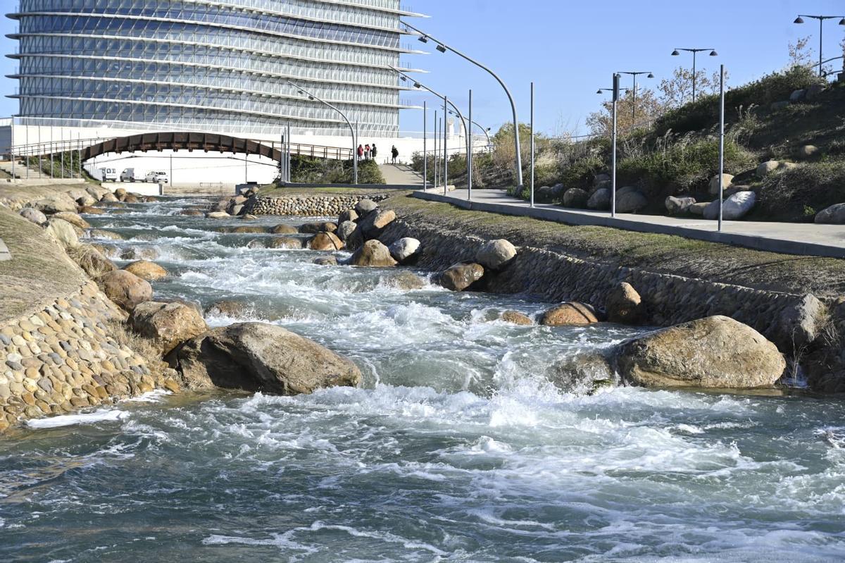Una parte del Canal de Aguas Bravas.