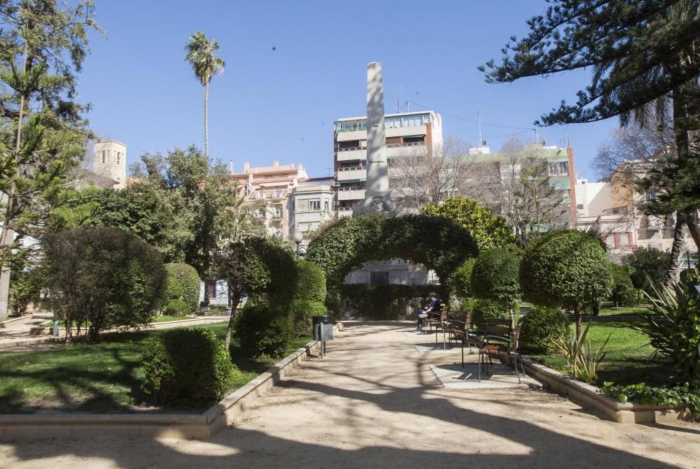 El Panteón de Quijano es uno de los parques más emblemáticos de la ciudad de Alicante