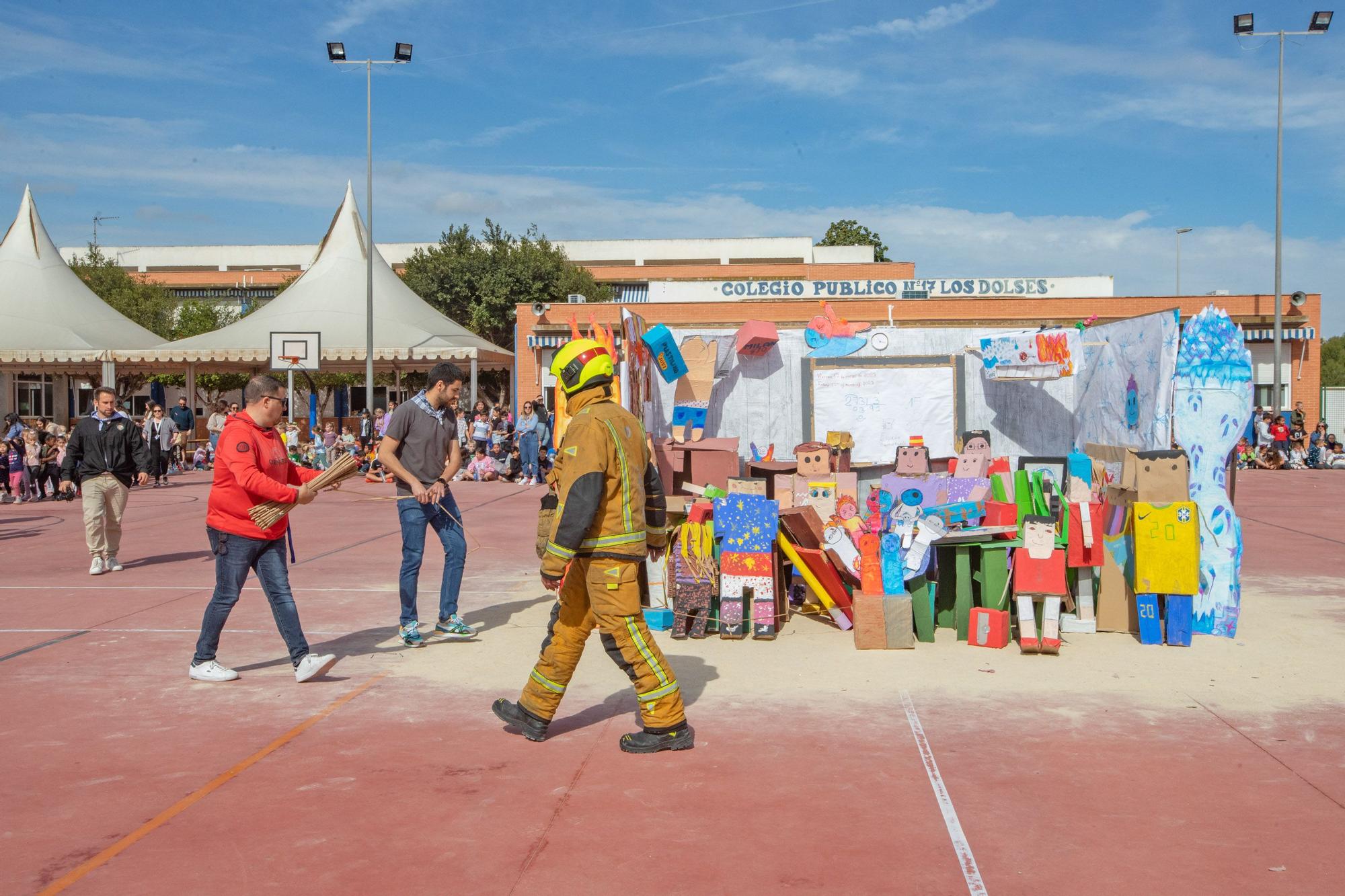 Cremà de Fallas en el CEIP Los Dolses