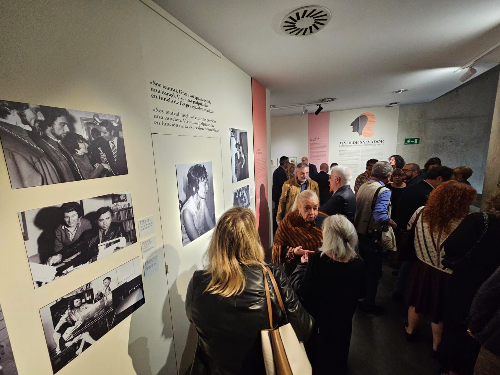 Así ha sido la inauguración de la exposición de Matilde Salvador en el MuVIM