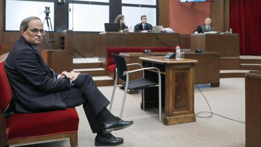 Torra: "Sí, desobedecí. Era imposible cumplir una orden ilegal"