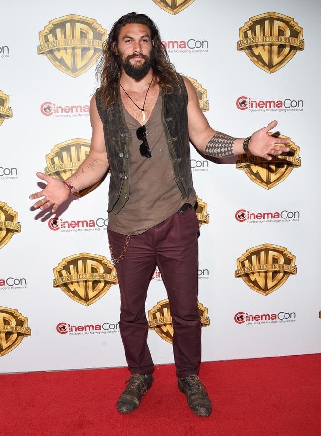 Jason Momoa en CinemaCon