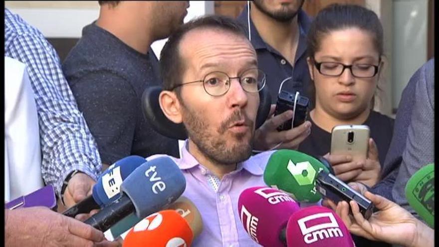 Echenique: &quot;Espero que lo que tiene lugar en Castilla La-Mancha marque el rumbo en el ámbito estatal&quot;