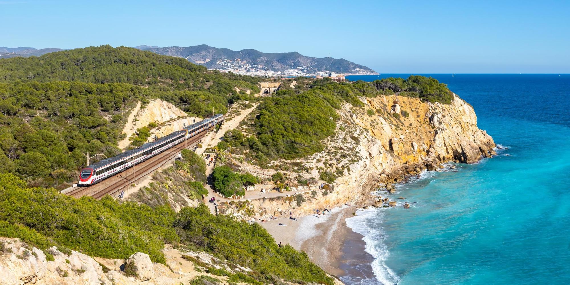 Los trenes ofrecen unos paisajes totalmente espectaculares