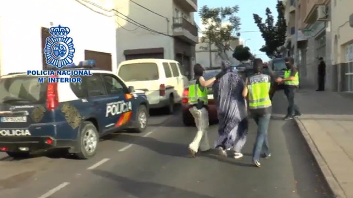 Imágenes de la operación policial de este martes en Lanzarote.