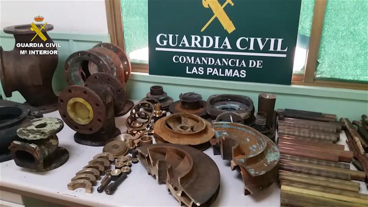 La Guardia Civil esclarece una oleada de robo de metal en el Puerto de Las Palmas