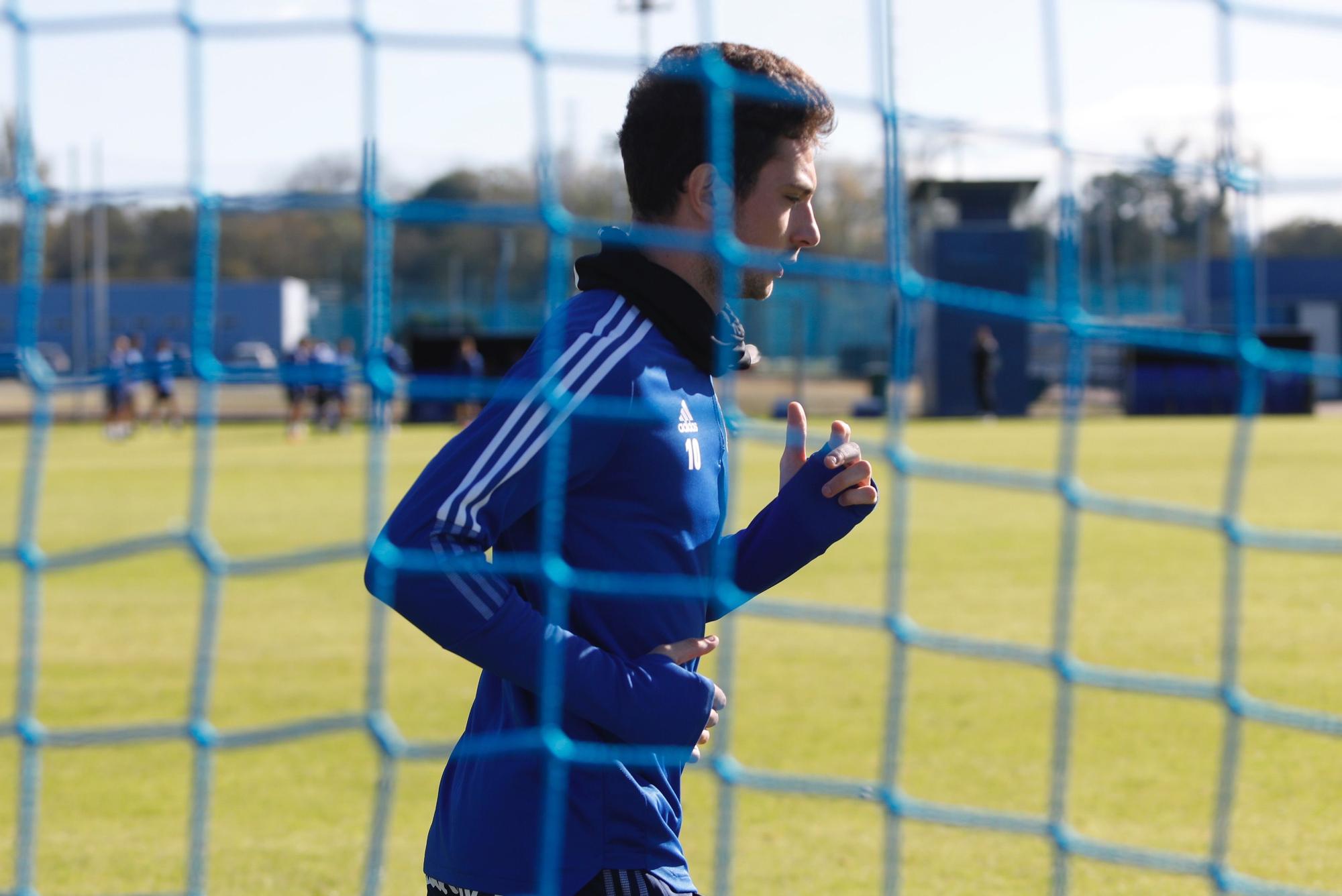 Las imágenes del entrenamiento del Oviedo