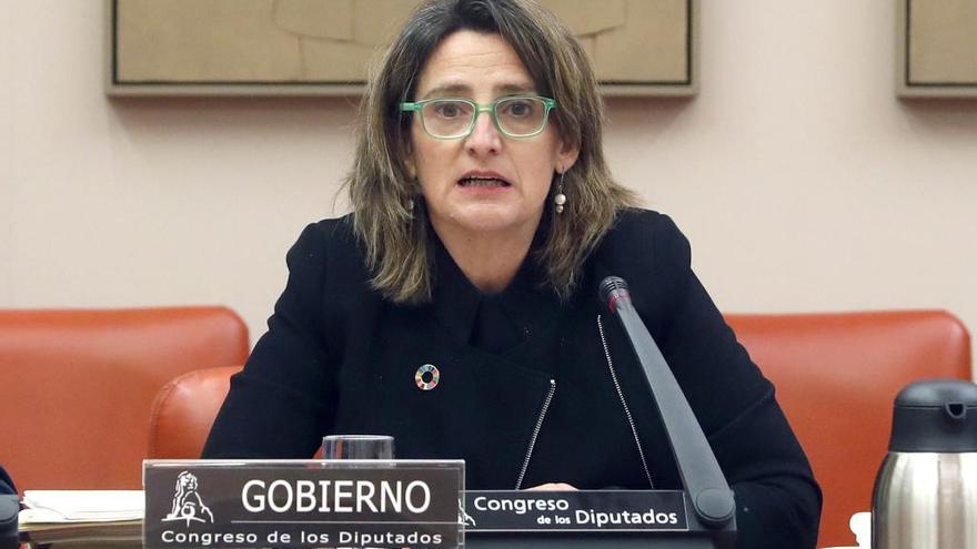 La ministra de Transición Ecológica y Reto Demográfico y vicepresidenta cuarta, Teresa Ribera.