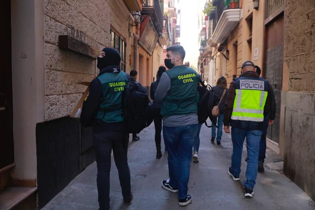 Gran operación policial contra el blanqueo de capitales en Palma