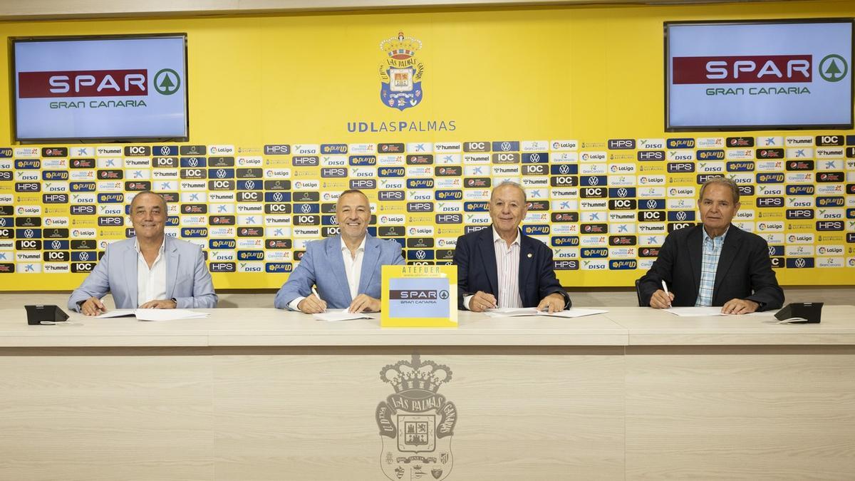 SPAR Gran Canaria renueva un año más su apoyo a la UD Las Palmas.