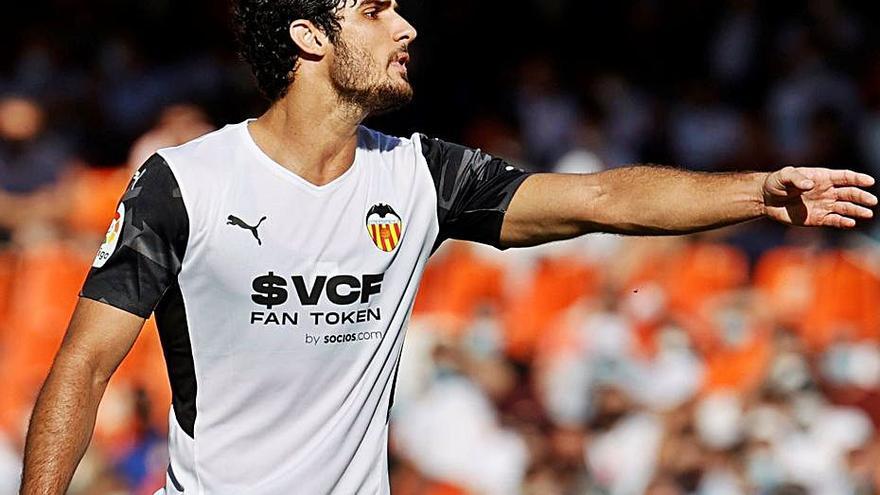 Guedes encadena diez titularidades seguidas con Bordalás. | VCF