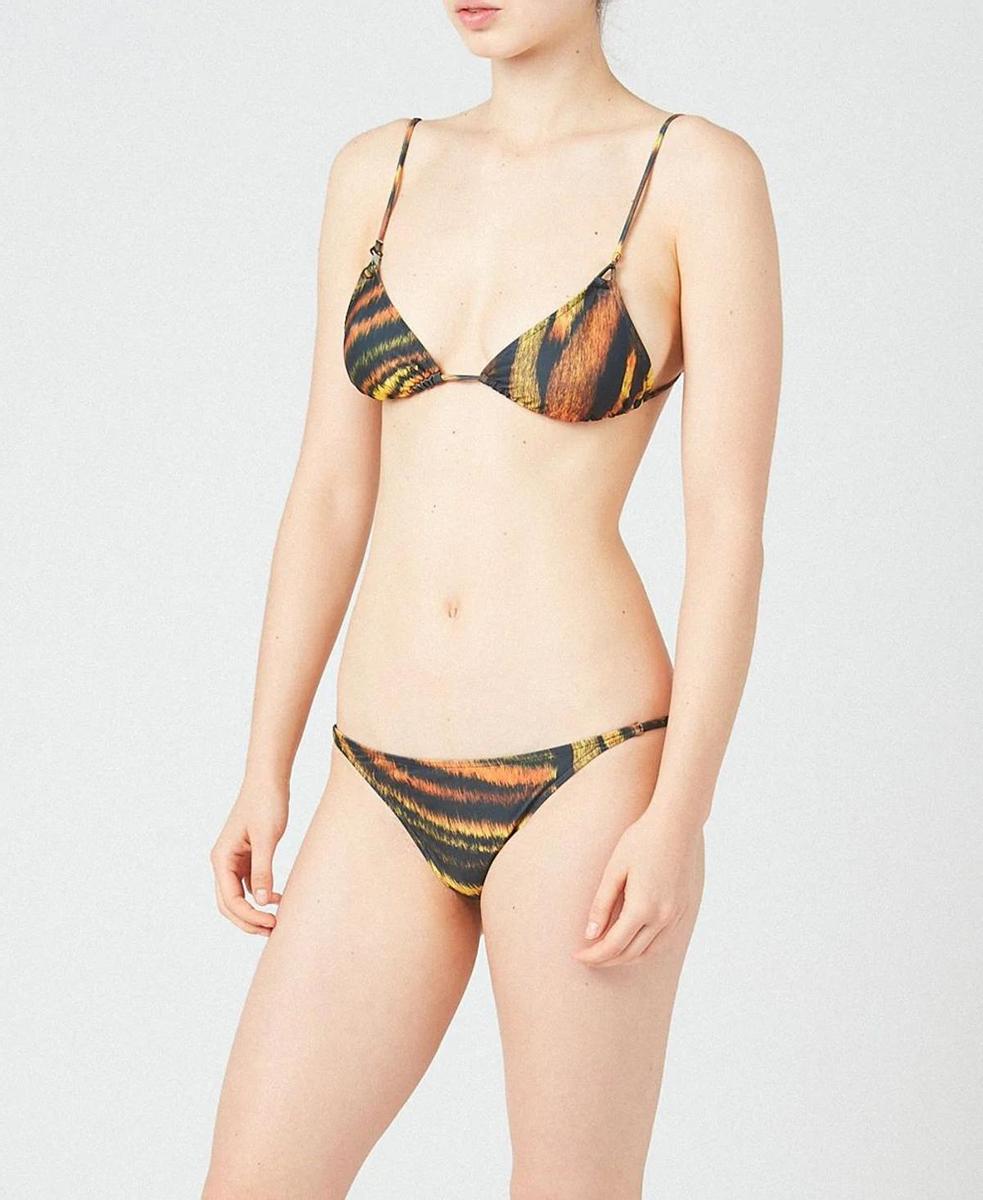 Bikini con estampado asimétrico de Dolla Paris