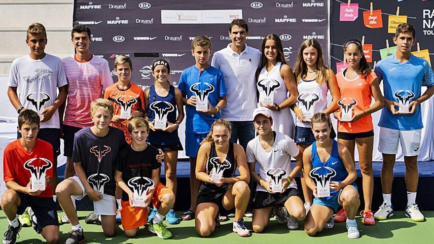 Apoyo de Rafel Nadal a los jóvenes valores del tenis