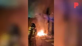 El incendio del decorado de la calle Verdi fue un acto vandálico pero no se identificó a los autores