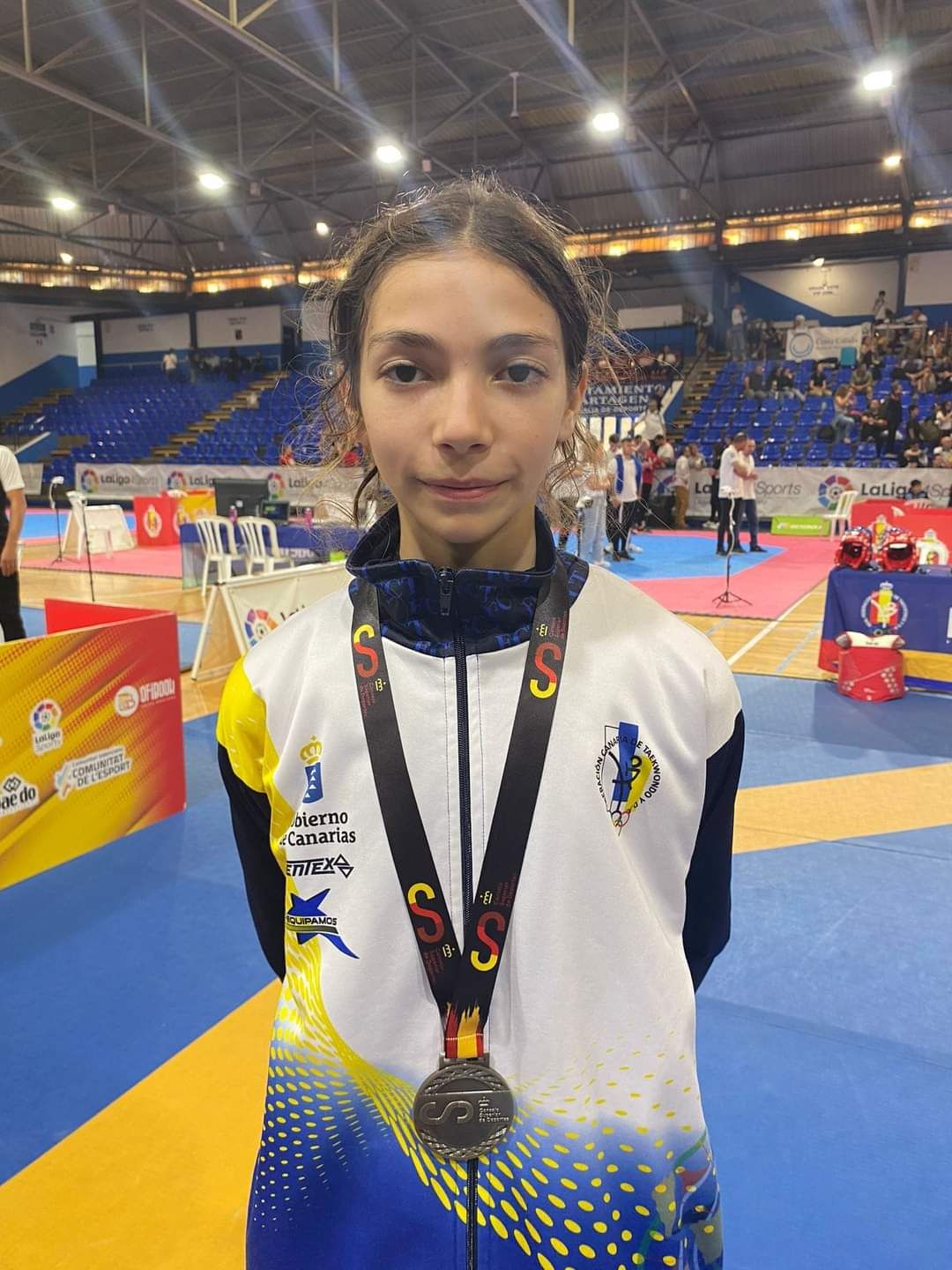 Adriana Rodríguez Toledo, campeona de España cadete de selecciones autonómicas de taekwondo