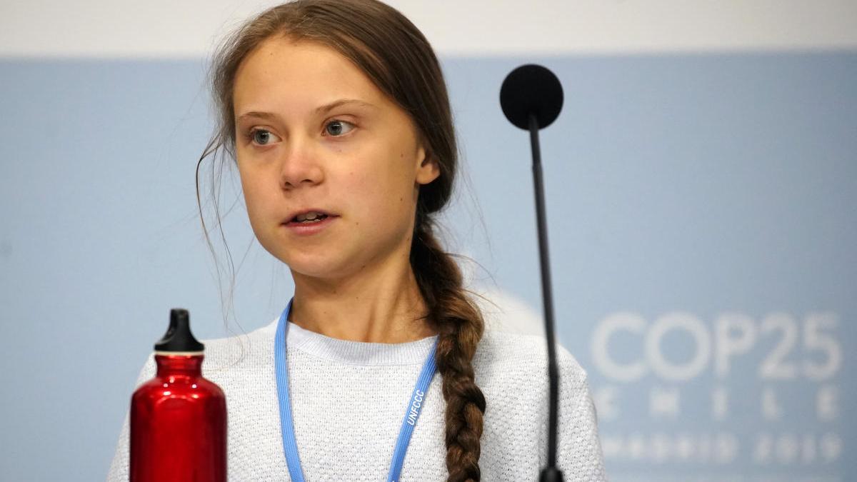 L&#039;activista sueca Greta Thunberg.