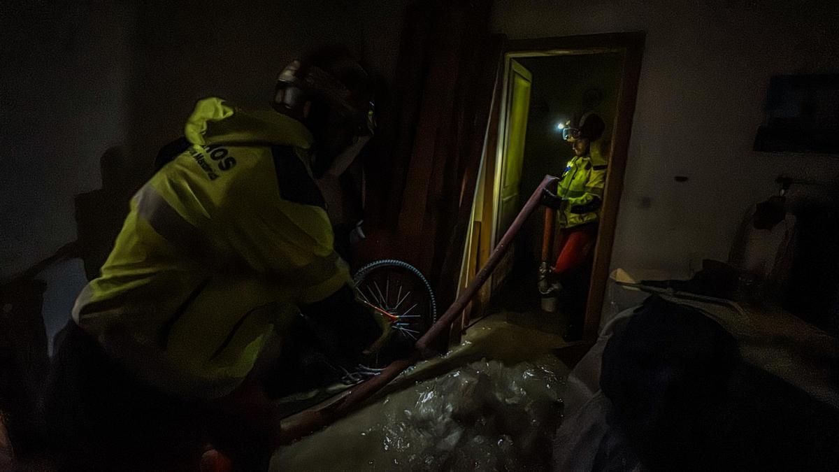 Inundaciones a causa de las lluvias en el sur de la Comunidad de Madrid