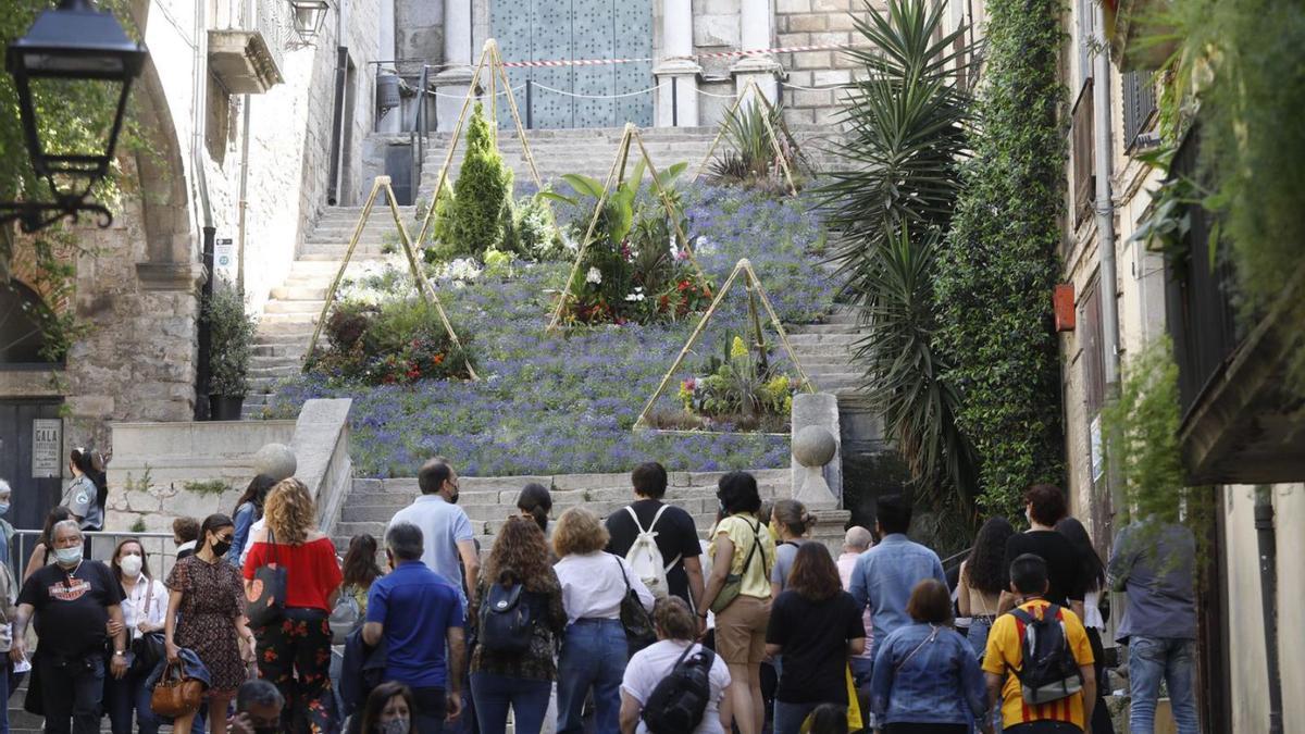 El projecte que hi havia a les escales de la pujada de Sant Martí, l’any passat