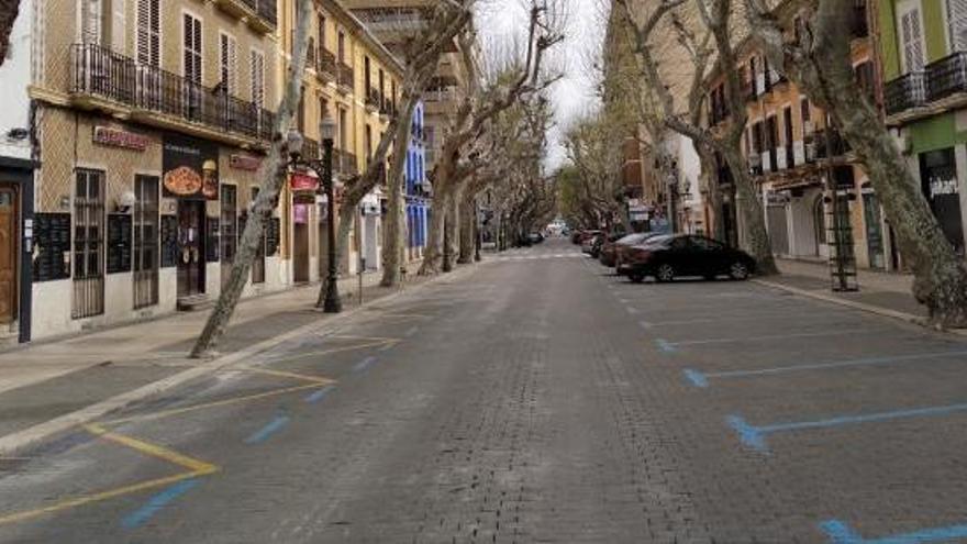 Una calle de Dénia