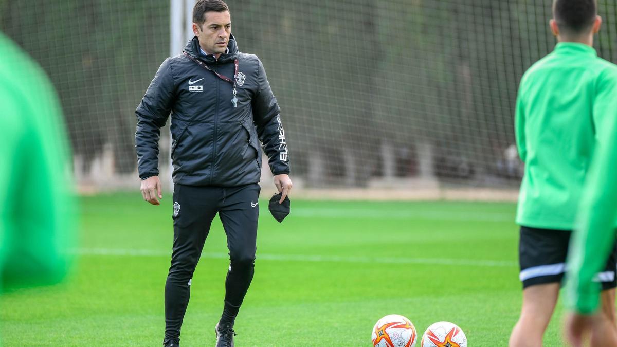 Francisco, durante un entrenamiento