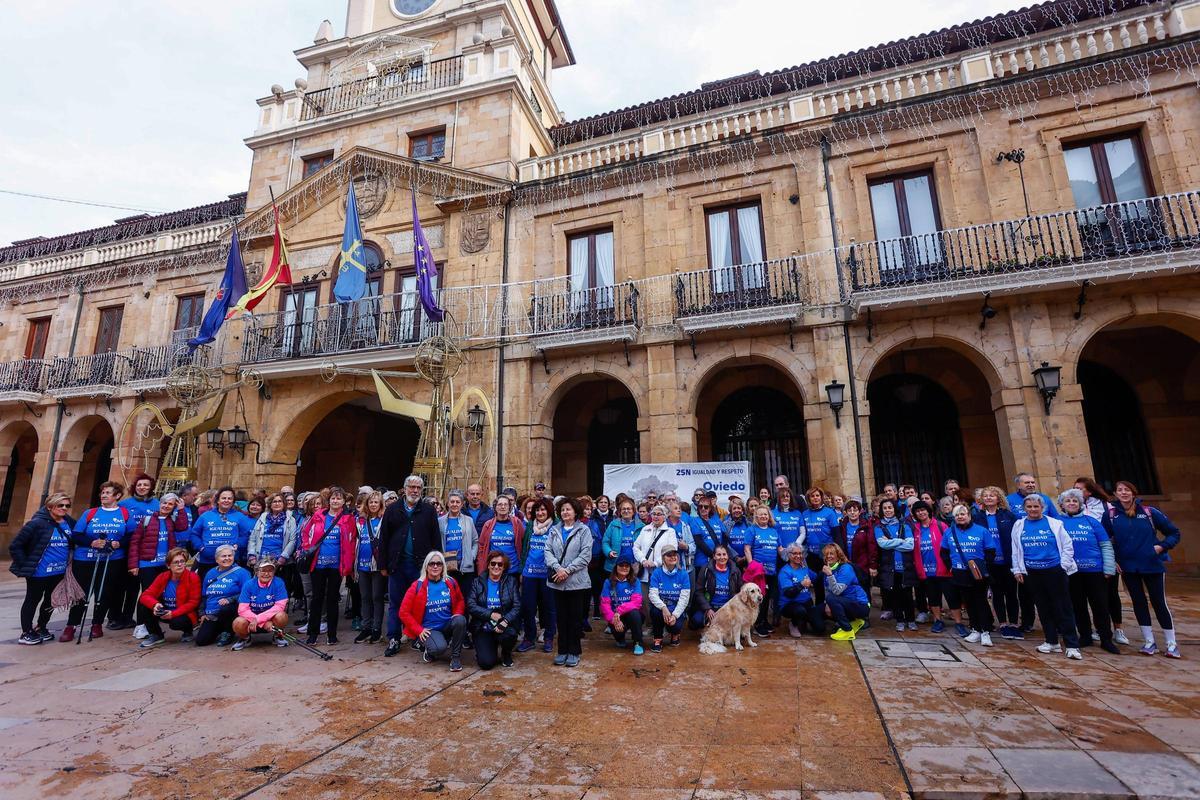 EN IMÁGENES: Marcha contra la violencia de género en Oviedo