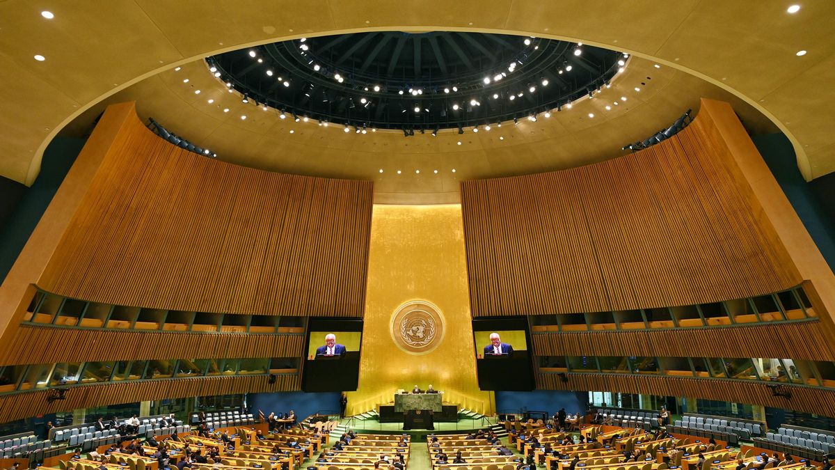 Archivo - Vista general de la Asamblea General de la ONU